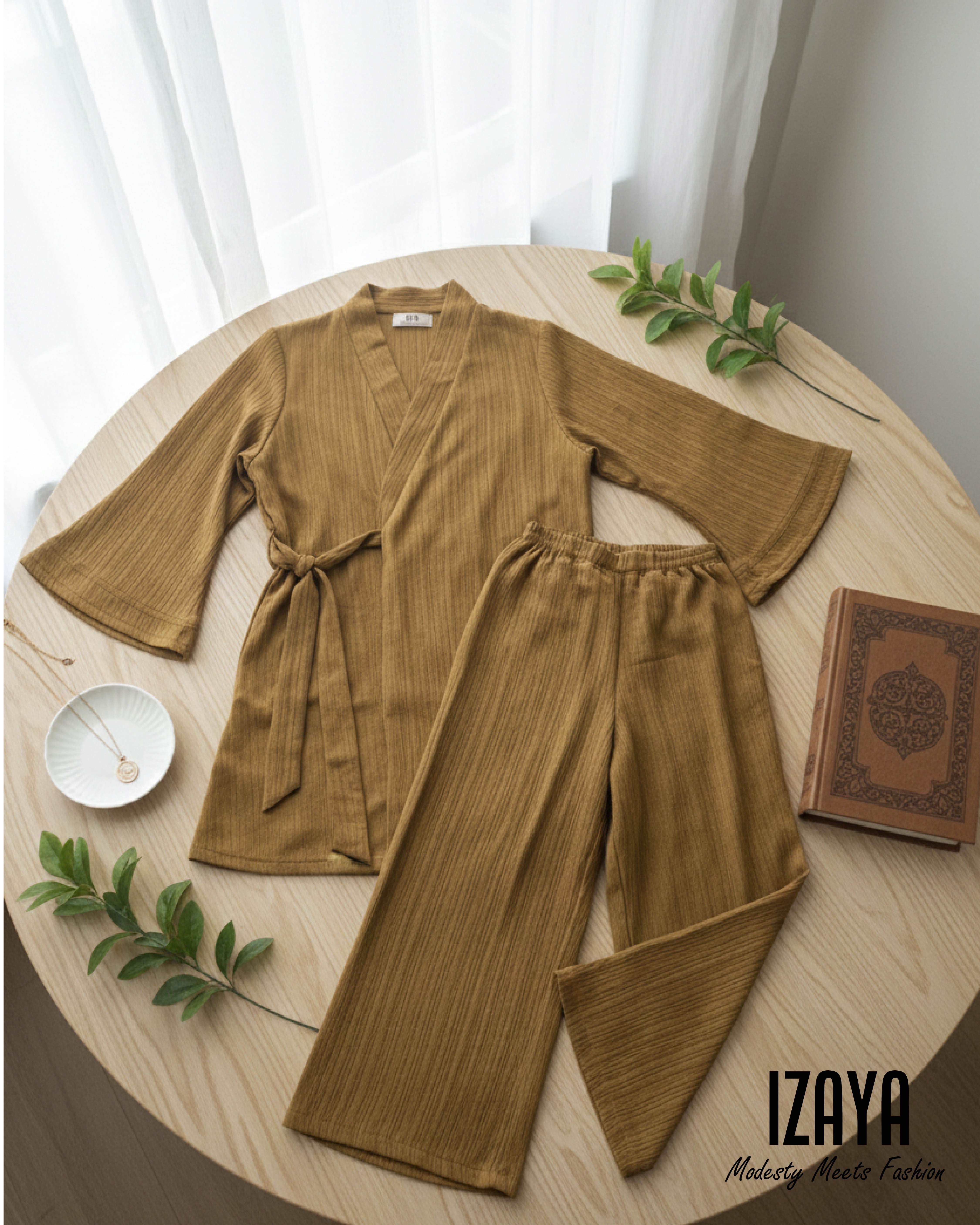 2 Piece Co Ord Set- Olive